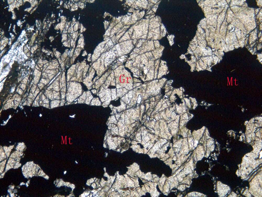 石榴石矽卡岩磁铁矿矿石