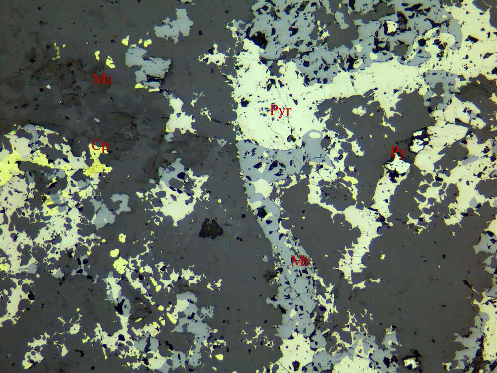 含铜磁铁矿磁黄铁矿矿石