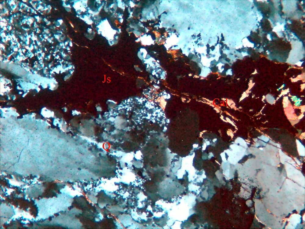 黄铁矿化石英脉