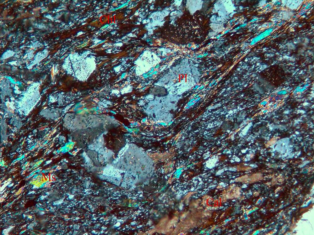 糜棱岩化斜长花岗斑岩