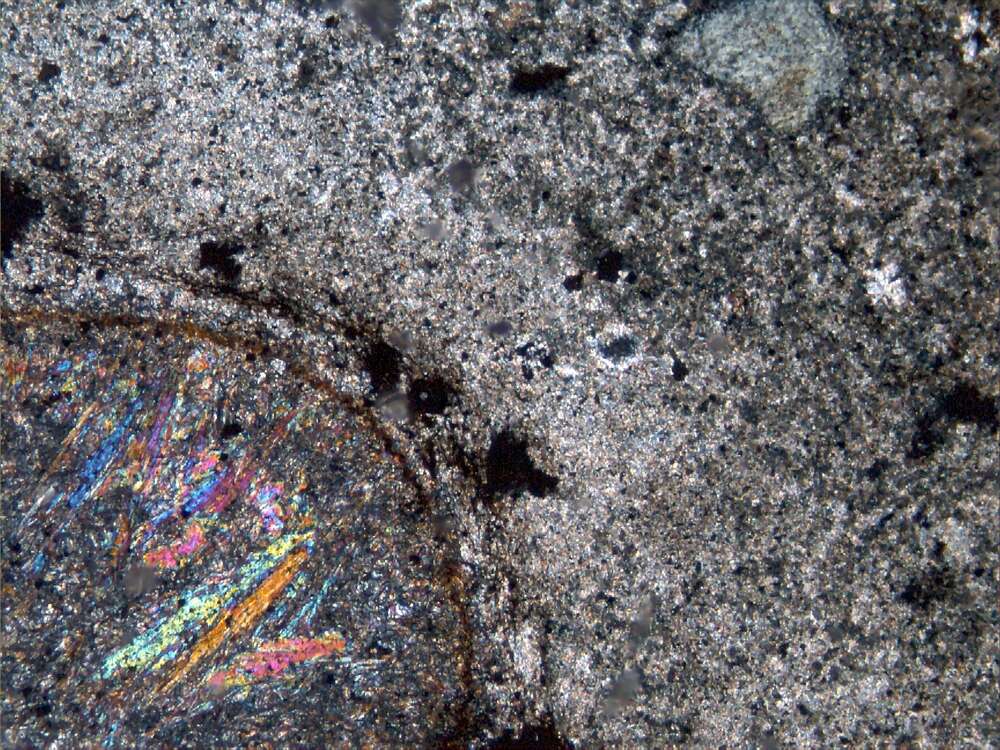 全蚀变杏仁状安山岩