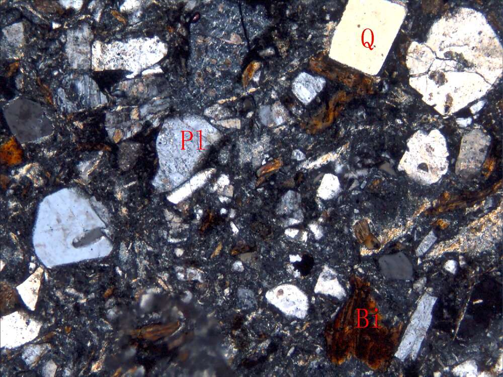 流纹质晶屑凝灰岩