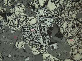 含锌中等浸染状磁铁矿矿石