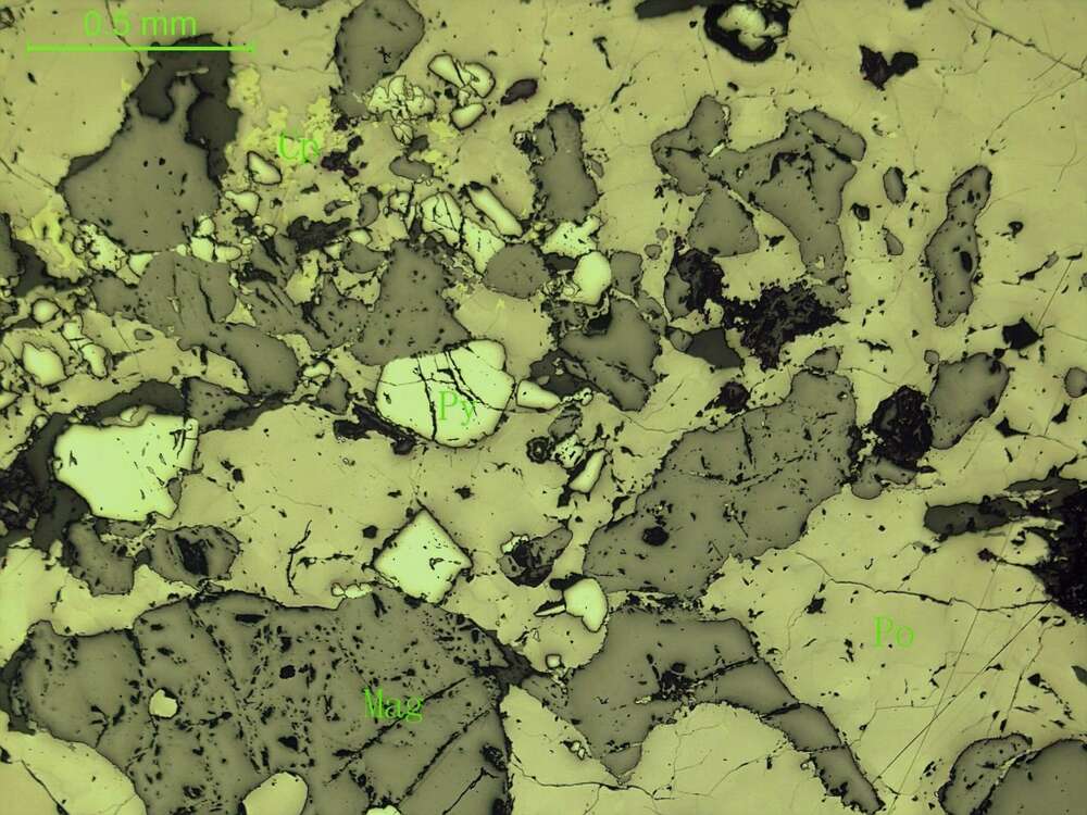 磁黄铁矿磁铁矿矿石