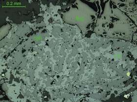 含硫锰矿闪锌矿磁铁矿矿石