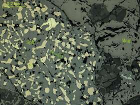 含磁黄铁矿闪锌矿磁铁矿矿石