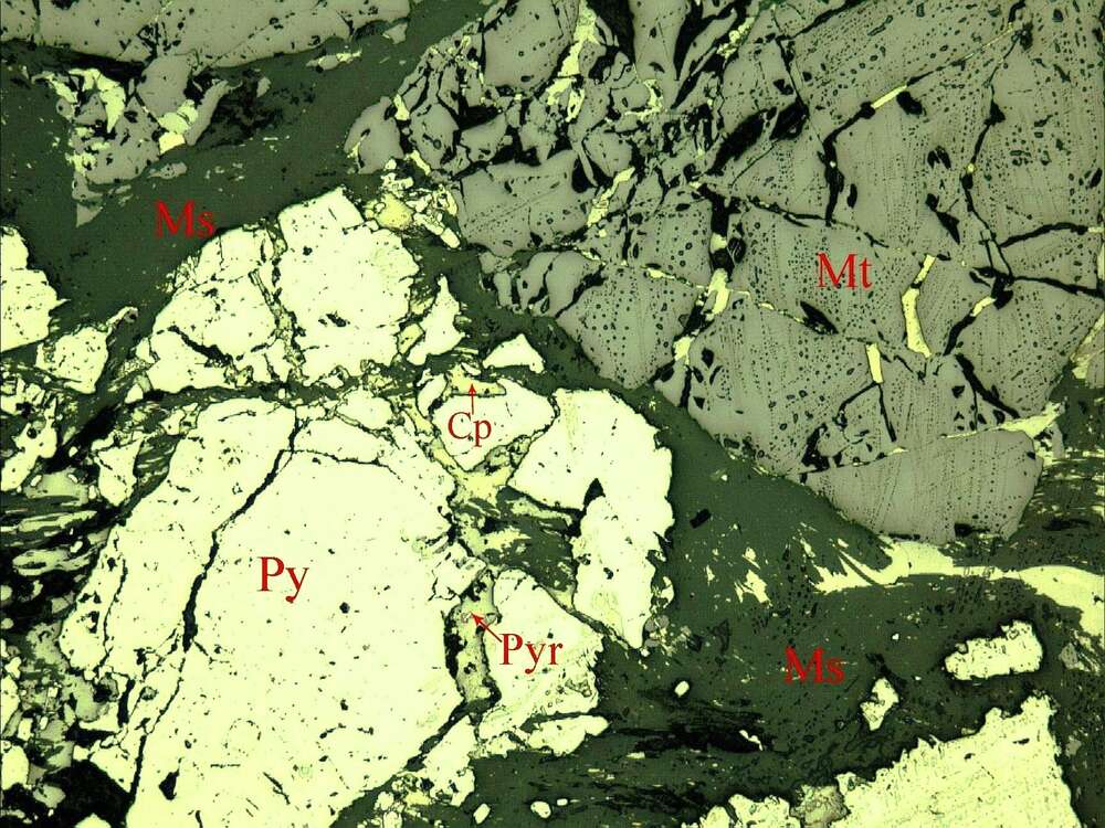 含铜锌磁铁矿矿石