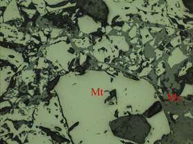 中等浸染状磁铁矿矿石