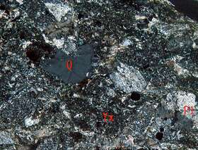 弱片理化蚀变含砾凝灰砂岩