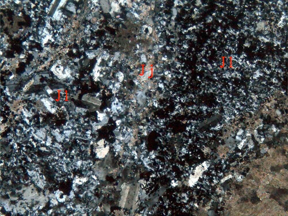 碳酸盐化弱磁铁矿化角砾凝灰岩