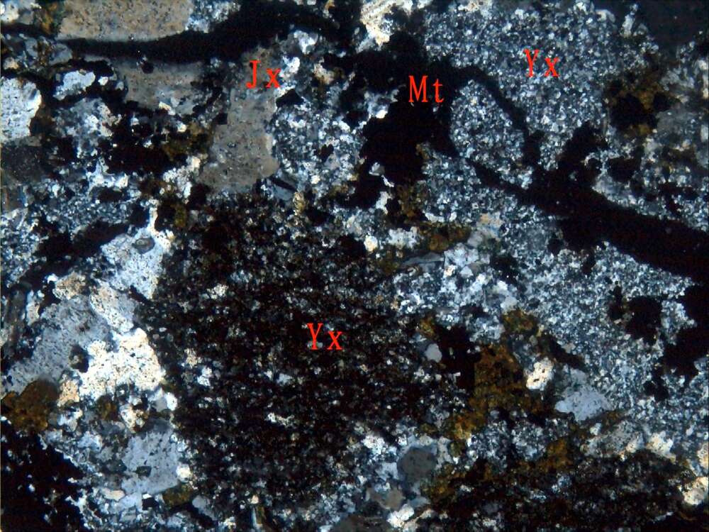 弱磁铁矿化蚀变岩屑凝灰岩