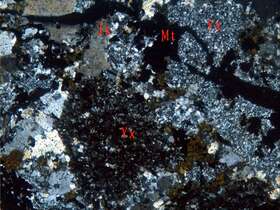 弱磁铁矿化蚀变岩屑凝灰岩