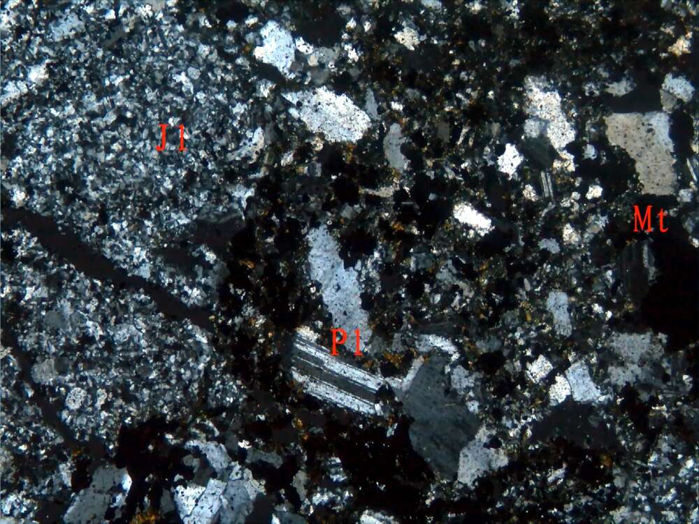 磁铁矿化岩屑角砾凝灰岩