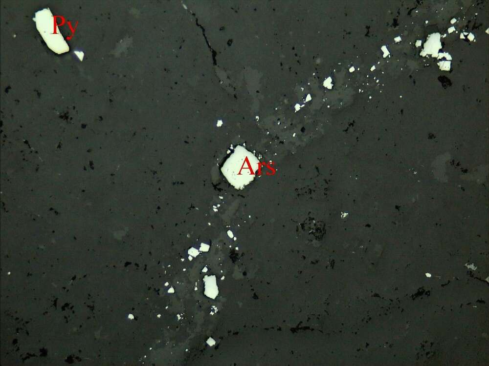 毒砂-黄铁矿-辉锑矿