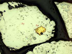 褐铁矿化黄铁矿