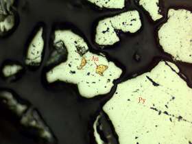 褐铁矿化黄铁矿