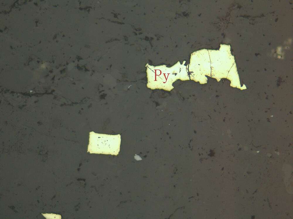 钛铁矿、黄铁矿