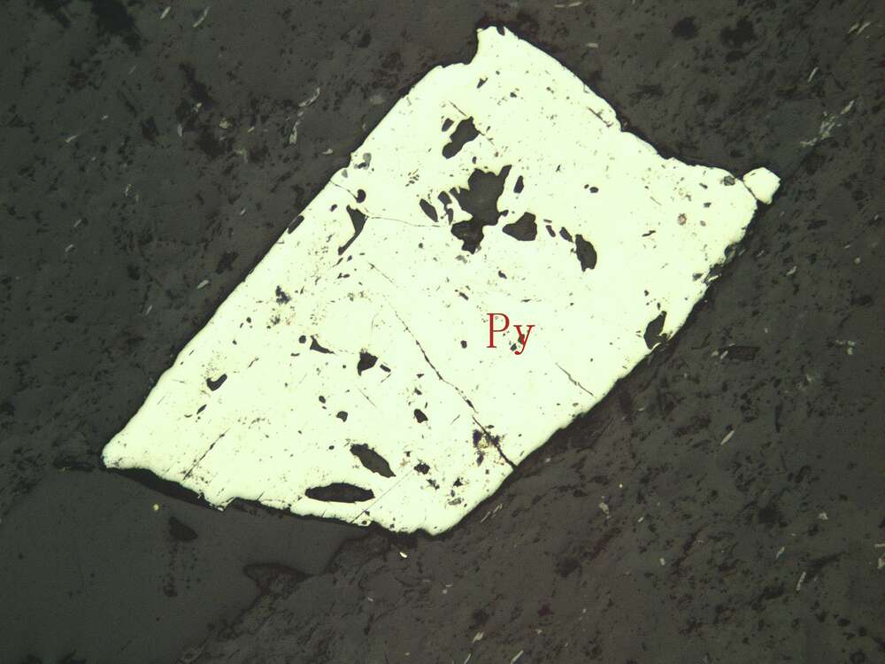 钛铁矿、黄铁矿