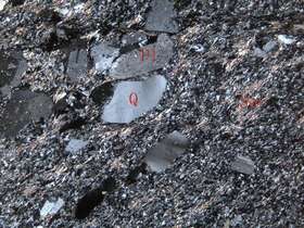 片理化蚀变斜长花岗斑岩