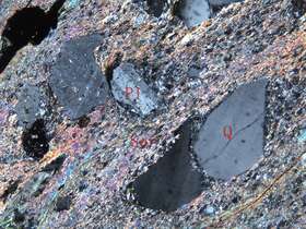 片理化蚀变斜长花岗斑岩