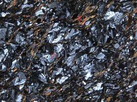 片理化蚀变细粒闪长岩