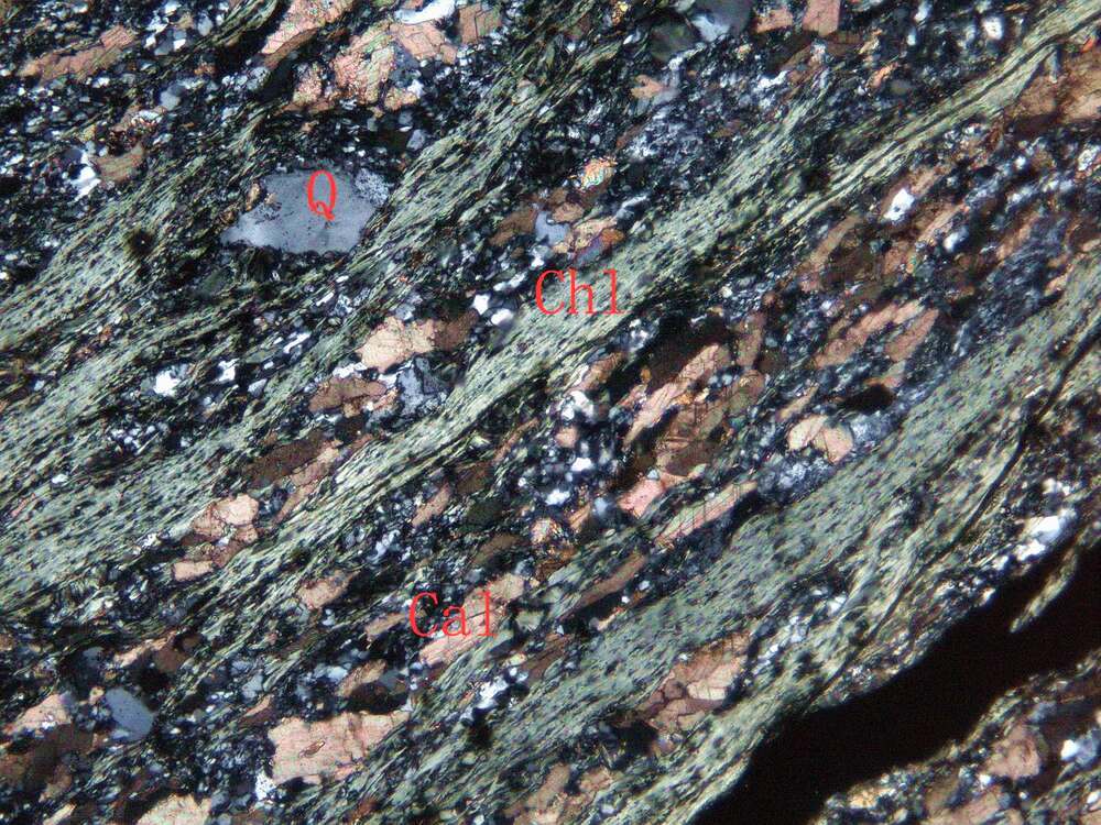 长英质绿泥石构造片岩