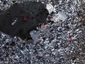 片理化斜长花岗斑岩