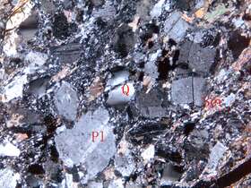 片理化岩屑晶屑凝灰岩
