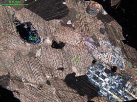 含蛇纹石大理岩