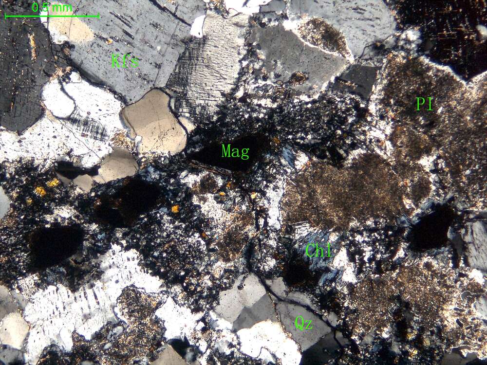 蚀变角闪二长片麻岩