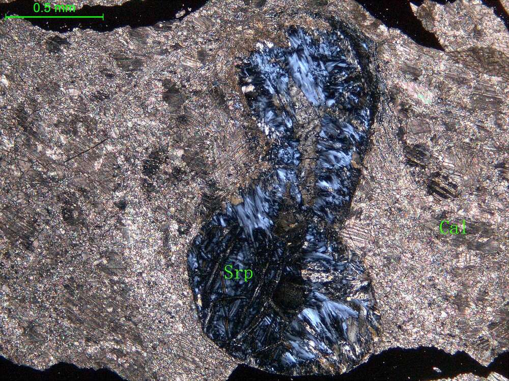 蛇纹石化大理岩