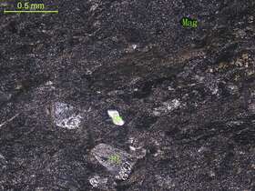 片理化蚀变英安岩