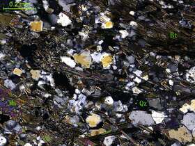 二云母石英片岩