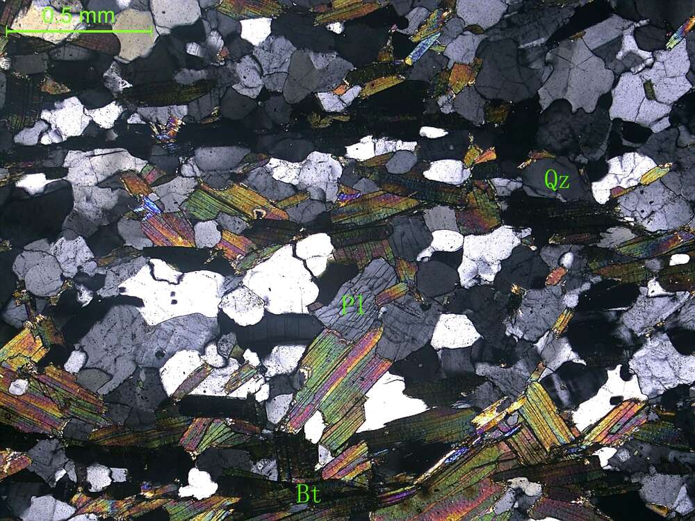 黑云母斜长石英片岩