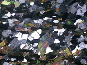 黑云母斜长石英片岩