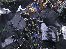 细粒二长花岗岩