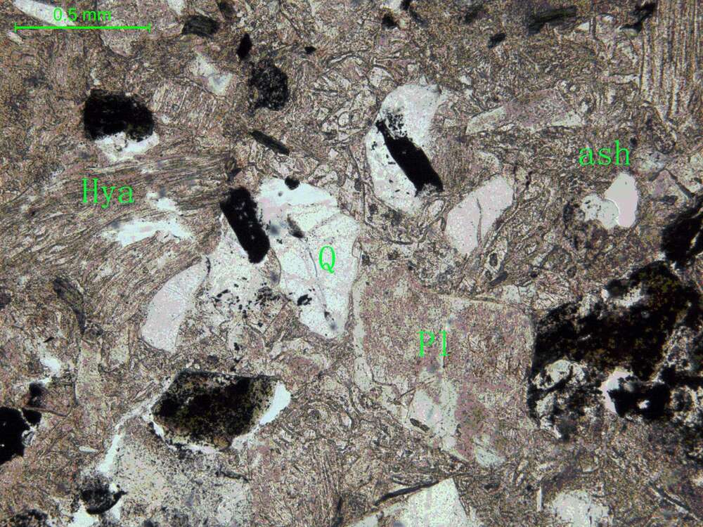 玻屑晶屑凝灰岩