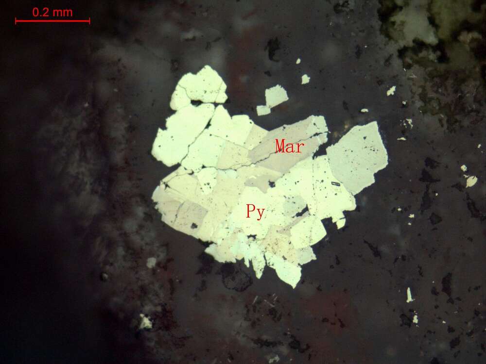 黄铁矿-白铁矿聚粒