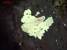 黄铁矿-白铁矿聚粒
