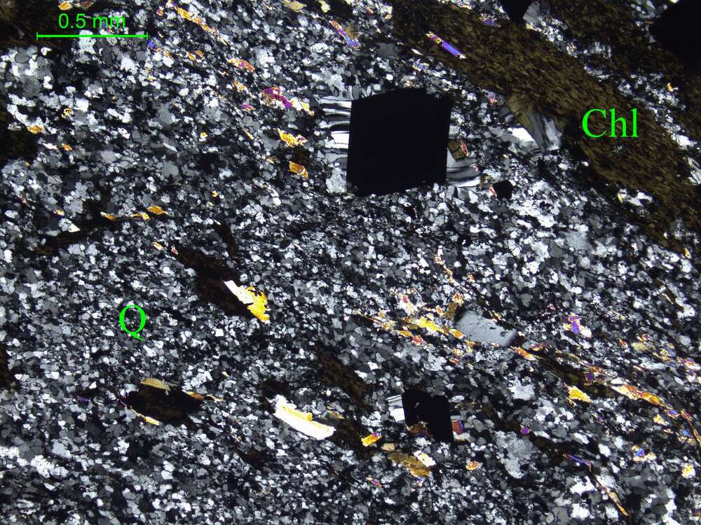 绿泥石英蚀变岩