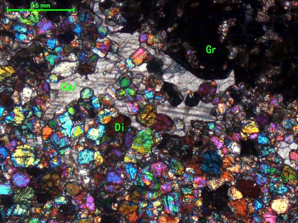 石榴透辉矽卡岩