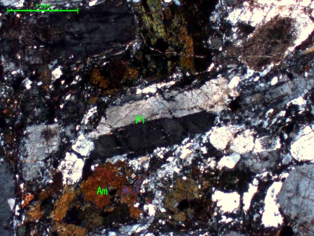 碎裂强蚀变闪长岩