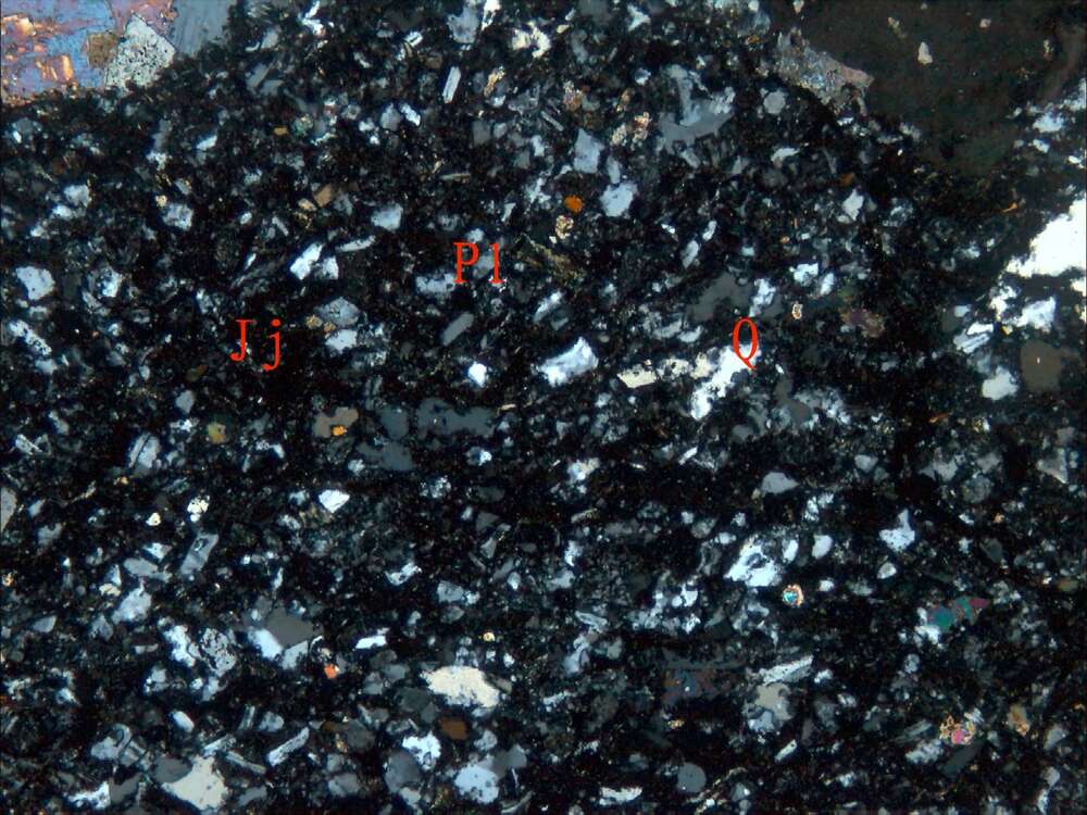 受热液蚀变铁泥质细砂岩