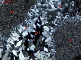 锑矿化碎裂硅化泥岩（辉锑矿矿石）