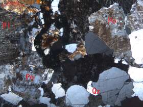 弱蚀变细粒碱长花岗岩