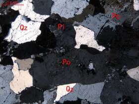 弱蚀变细粒碱长花岗岩