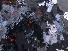 含石墨弱蚀变碱长花岗岩