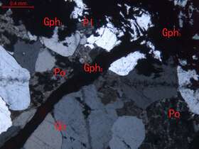 石墨化弱蚀变细粒花岗岩