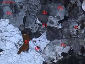 蚀变中细粒花岗岩