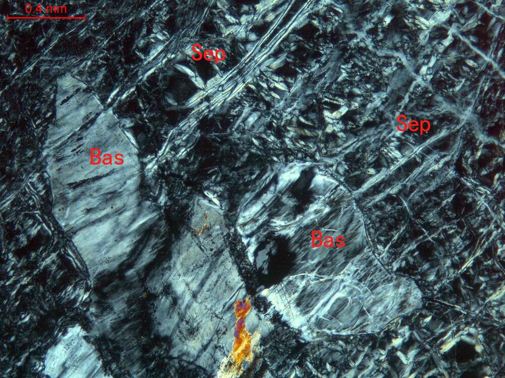 全蛇纹石化斜辉辉橄岩
